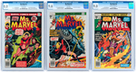 "MS. MARVEL" CGC LOT.