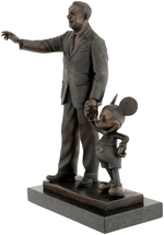 WALT DISNEY & MICKEY MOUSE "PARTNERS" FIRST ISSUE BRONZE STATUE.