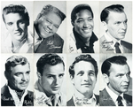 MALE MOVIE STARS & RECORDING ARTISTS EXHIBIT CARD SETS.