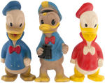 DONALD DUCK & UNCLE SCROOGE SOFT VINYL/RUBBER FIGURE LOT.