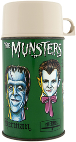 "THE MUNSTERS" METAL LUNCHBOX WITH THERMOS.