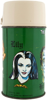 "THE MUNSTERS" METAL LUNCHBOX WITH THERMOS.