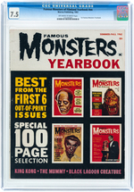 "FAMOUS MONSTERS OF FILMLAND YEARBOOK" #NN 1962 CGC 7.5 VF-.