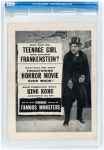 "FAMOUS MONSTERS OF FILMLAND YEARBOOK" #NN 1962 CGC 7.5 VF-.