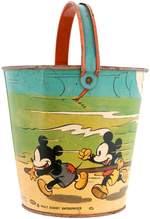 DONALD DUCK, GOOFY, PLUTO & MICKEY MOUSE'S NEPHEWS SAND PAIL.