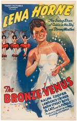 LENA HORNE "THE BRONZE VENUS" MOVIE POSTER.