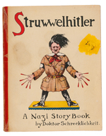 WORLD WAR II ANTI-AXIS SZYK "ESKY-CARD" POSTCARD SET & "STRUWWELHITLER" PARODY BOOK.