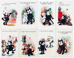 FELIX THE CAT POSTCARD LOT.