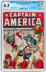 "CAPTAIN AMERICA COMICS" #25 APRIL 1943 CGC 6.5 FINE+.