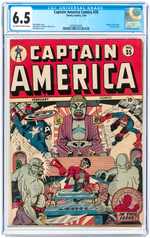 "CAPTAIN AMERICA COMICS" #35 FEBRUARY 1944 CGC 6.5 FINE+.