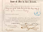 THOMAS EDISON SIGNED STOCK CERTIFICATE.