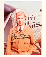 JAMES STEWART SIGNED "THE SPIRIT OF ST. LOUIS" PHOTO.