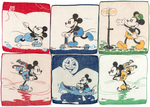 MICKEY MOUSE & FRIENDS HANDKERCHIEF LOT.