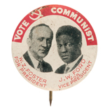 RARE LARGE FOSTER/FORD COMMUNIST PARTY JUGATE.