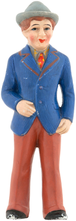 "CHICO MARX" BISQUE FIGURE.