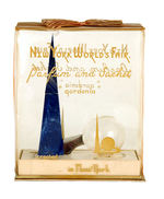 "NEW YORK WORLD'S FAIR PARFUM AND SACHET" BOXED 1939 SET.