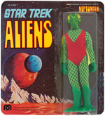 STAR TREK ALIENS NEPTUNIAN MEGO ON CARD.