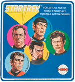 STAR TREK FIRST SERIES CARD CAPTAIN KIRK MEGO.