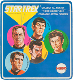 STAR TREK FIRST SERIES CARD SPOCK MEGO.