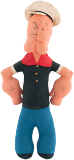 POPEYE LARGE STUFFED CLOTH DOLL.