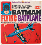 "BATMAN FLYING BATPLANE" BOXED REMCO SET.