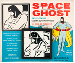 "SPACE GHOST" SLIDING TILE PUZZLE ON STORE CARD.