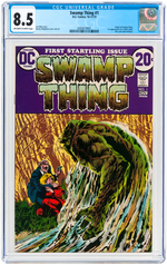 "SWAMP THING" #1 OCTOBER-NOVEMBER 1972 CGC 8.5 VF+.