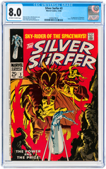 "SILVER SURFER" #3 DECEMBER 1968 CGC 8.0 VF (FIRST MEPHISTO).