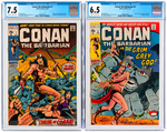 "CONAN THE BARBARIAN" #1 & #3 CGC PAIR (FIRST CONAN & KING KULL).