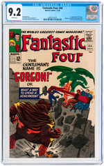 "FANTASTIC FOUR" #44 NOVEMBER 1965 CGC 9.2 NM- (FIRST GORGON).