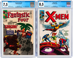 "FANTASTIC FOUR" #44 & "X-MEN" #49 CGC PAIR (FIRST GORGON & POLARIS).