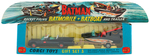 "BATMAN ROCKET-FIRING BATMOBILE & BATBOAT ON TRAILER" BOXED CORGI GIFT SET 3.