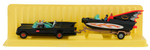 "BATMAN ROCKET-FIRING BATMOBILE & BATBOAT ON TRAILER" BOXED CORGI GIFT SET 3.