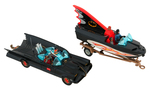 "BATMAN ROCKET-FIRING BATMOBILE & BATBOAT ON TRAILER" BOXED CORGI GIFT SET 3.