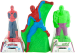 SPIDER-MAN & INCREDIBLE HULK BANK TRIO.