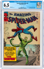 "AMAZING SPIDER-MAN" #20 JANUARY 1965 CGC 6.5 FINE+ (FIRST SCORPION).