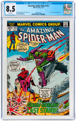 "AMAZING SPIDER-MAN" #122 JULY 1973 CGC 8.5 VF+ (DEATH OF GREEN GOBLIN).