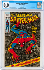 "AMAZING SPIDER-MAN" #100 SEPTEMBER 1971 CGC 8.0 VF.