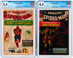 "AMAZING SPIDER-MAN" #19 & #28 CGC PAIR (FIRST MOLTEN MAN).