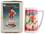 CAPTAIN MARVEL/SHAZAM! MAGIC FLUTE/MUG/MUSIC BOX.