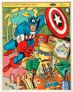 CAPTAIN AMERICA PUZZLE/COLORING BOOK/FLASHLIGHT.