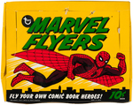 "MARVEL FLYERS" TOPPS SUPERHERO GLIDERS WITH DISPLAY BOX.