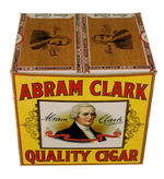 "ABRAM CLARK QUALITY CIGAR" STORE DISPLAY.