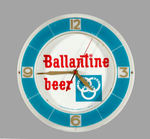 "BALLANTINE BEER" CLOCK BY ADVERTISING PRODUCTS CINCINNATI.
