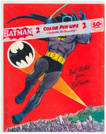 "BATMAN COINS & PIN-UPS" SETS.