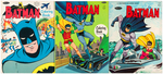 "BATMAN" WHITMAN COLORING/PUNCH-OUT BOOK LOT.