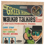 "OFFICIAL THE GREEN HORNET WALKIE TALKIES" BOXED REMCO SET.