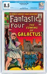 "FANTASTIC FOUR" #48 MARCH 1966 CGC 8.5 VF+ (FIRST SILVER SURFER & GALACTUS).