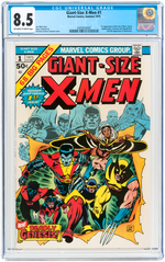 "GIANT-SIZE X-MEN" #1 SUMMER 1975 CGC 8.5 VF+ (FIRST STORM, NIGHTCRAWLER, COLOSSUS & THUNDERBIRD).