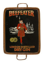 "BEEFEATER/BENGAL GIN/WHITE HORSE WHISKEY" ADVERTISING DISPLAYS.